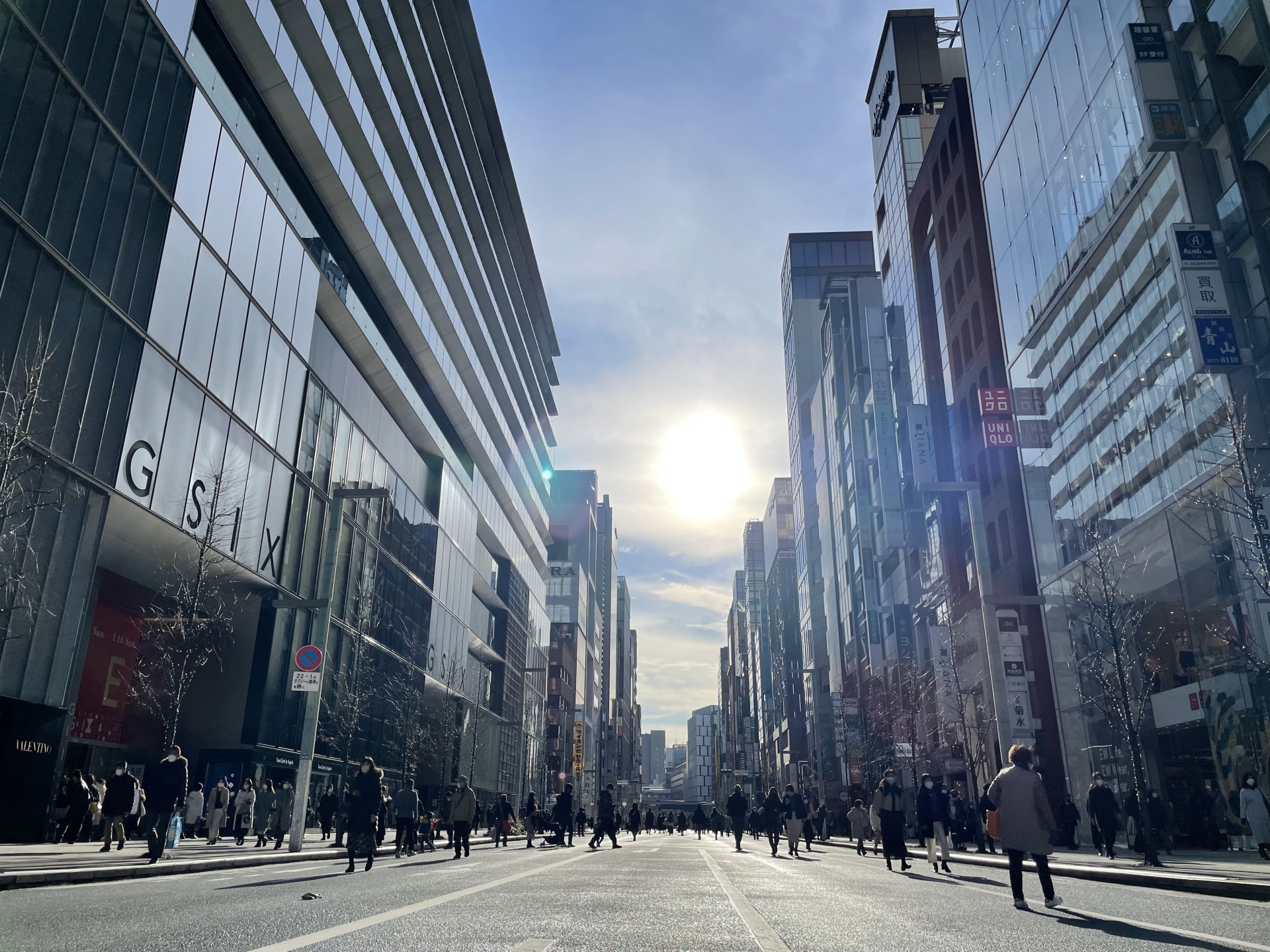 銀座の街並み